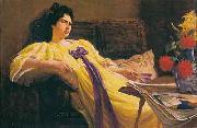 Rodolfo Amoedo Retrato de mulher France oil painting artist